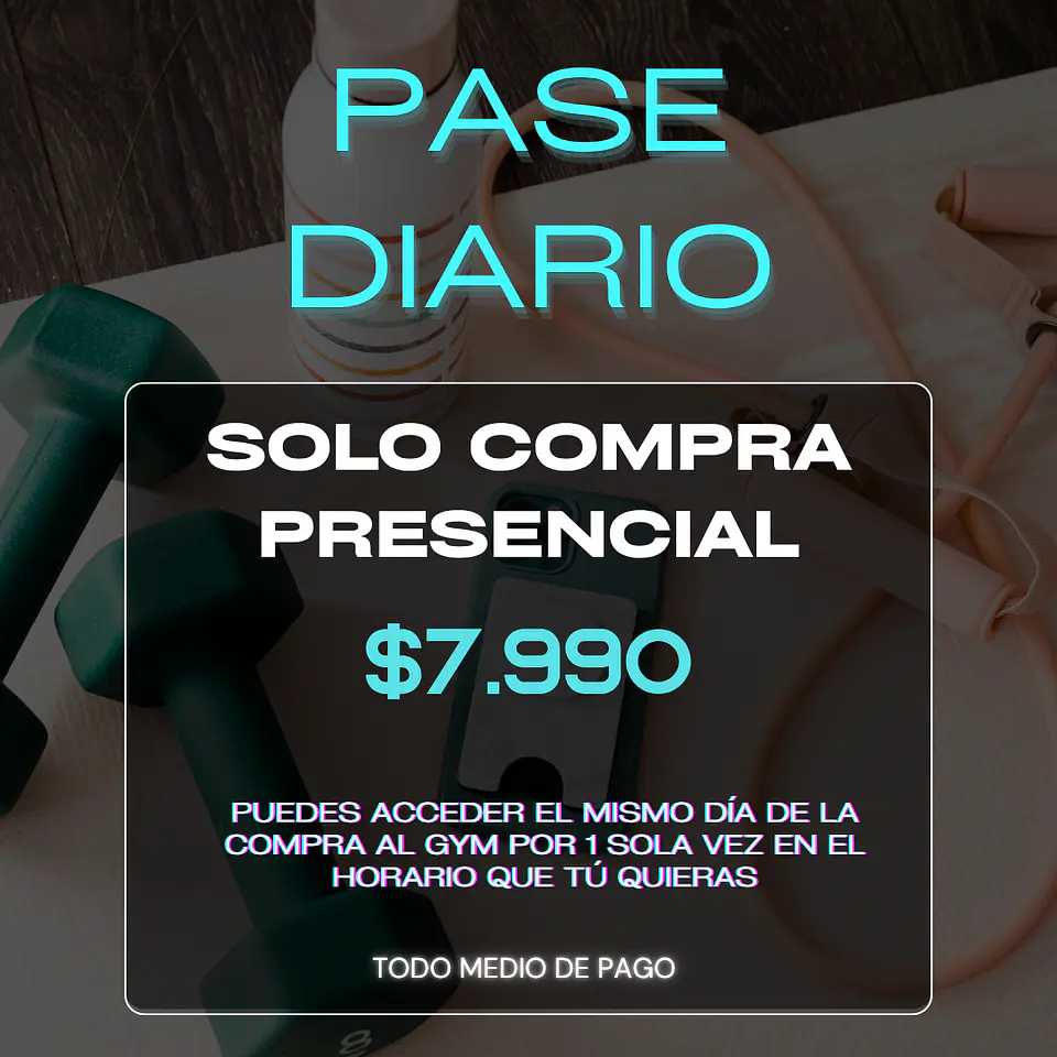 PASE DIARIO (SOLO COMPRA PRESENCIAL) 1