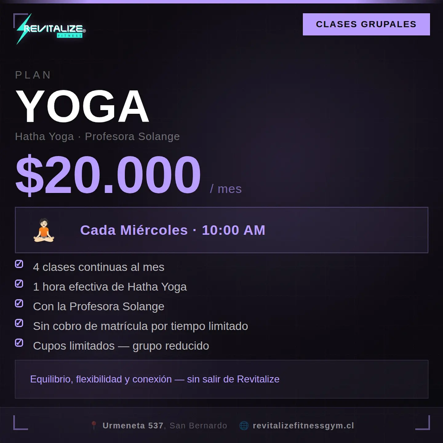 PLAN YOGA 1
