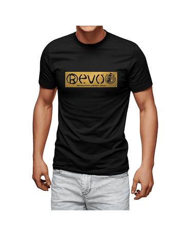 T-Shirt Black Golden