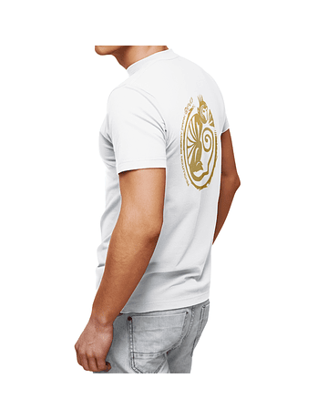 T-Shirt White Golden