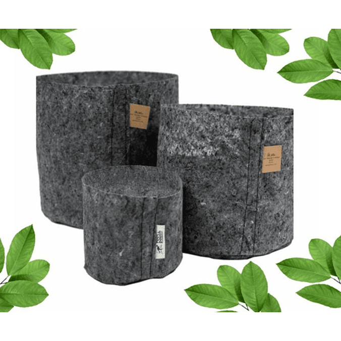 Maceta Textil De 16lts Sin Asas (root Pouch) 1