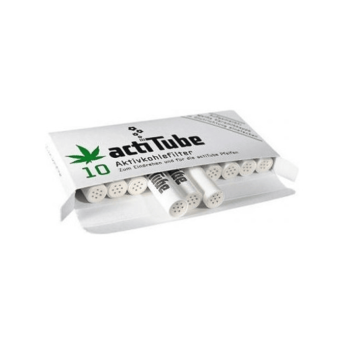 Boquillas O Filtros De Carbón Activado 10 Unidades -actitube 1