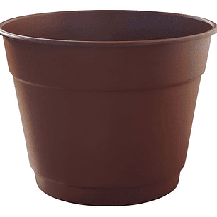 Pack 5 Macetas Plástico Liso 32cm Diámetro (25cm Alto)