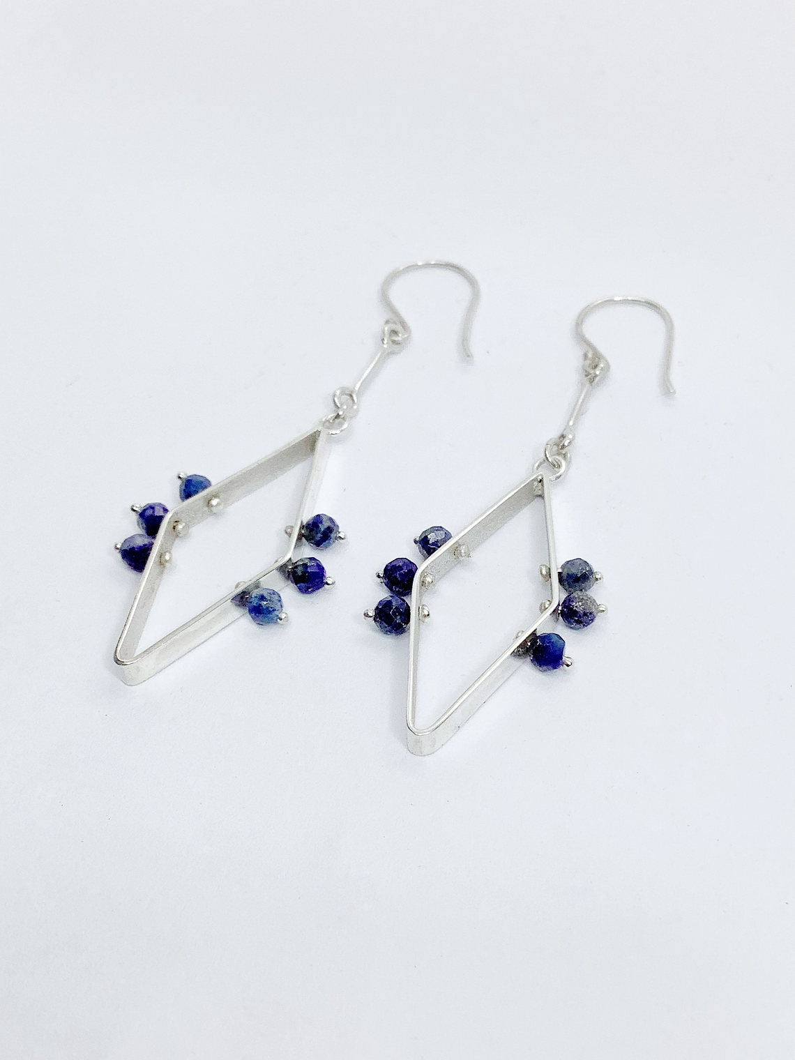 Aros Rombo Lapislázuli  3