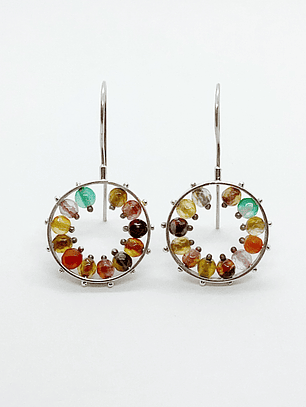 Aros Círculo Turmalinas 