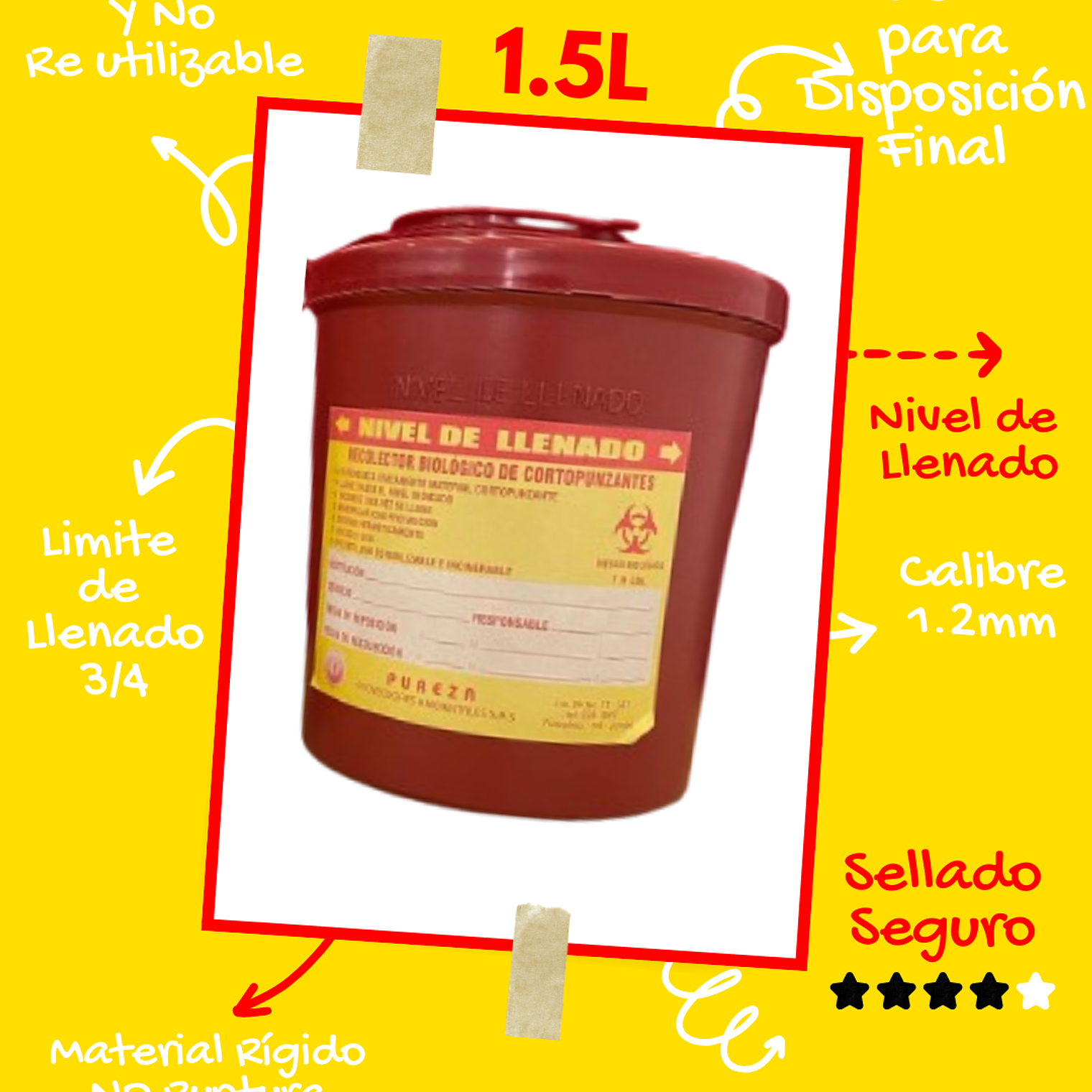 GUARDIAN 1.5L CORTOPUNZANTES - IDEAL PARA PEQUEÑOS GENERADORES 2