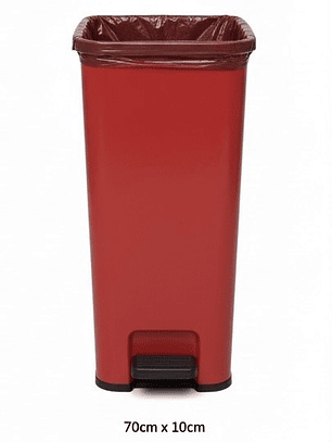 PAQUETE DE BOLSAS ROJAS X 10 TAMAÑO 70CMX100CM - IDEAL PARA GRANDES GENERADORES 