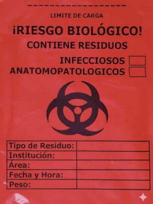 PAQUETE DE BOLSAS ROJAS X 10 TAMAÑO 70CMX100CM - IDEAL PARA GRANDES GENERADORES 