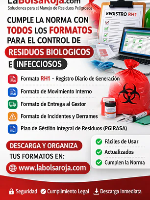FORMATO RH1 EDITABLE E IMPRIMIBLE  ( RESIDUOS HOSPITALARIO 1 - ANUAL)