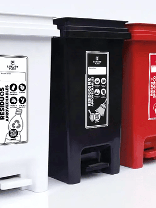 Papelera Luxury de Pedal 20 L