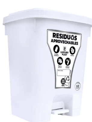 Papelera Luxury de Pedal 53 L