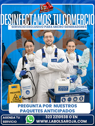 DESINFECCIÓN EXPRESS PARA MICRO GENERADORES