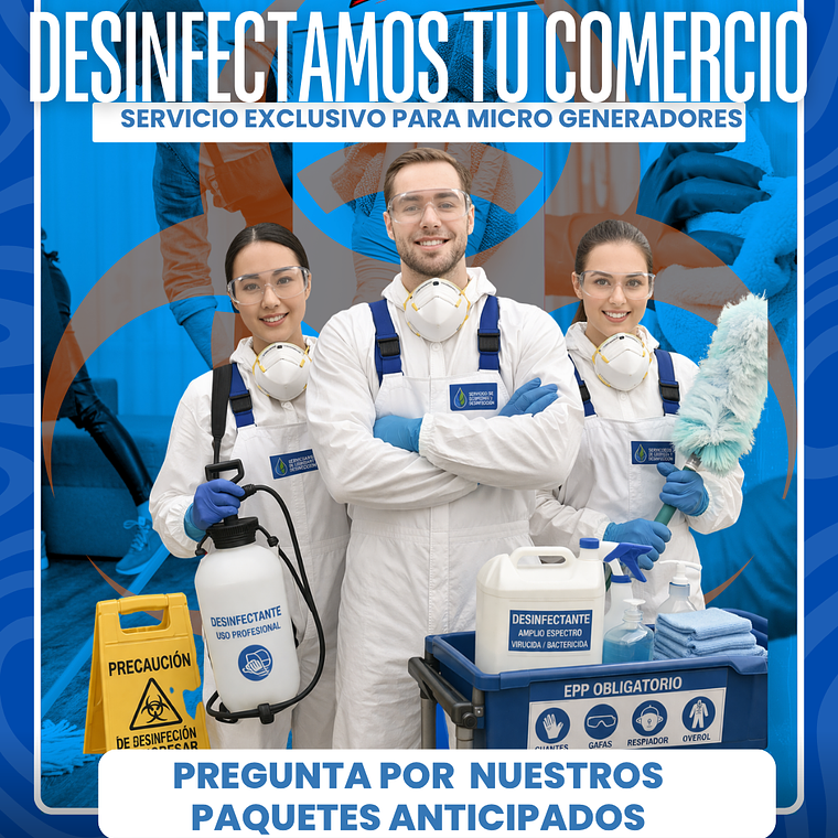 SERVICIO DE DESINFECCIÓN PARA MICRO GENERADORES 1