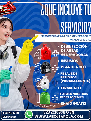 DESINFECCIÓN EXPRESS PARA MICRO GENERADORES