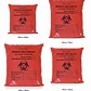 BOLSAS ROJAS ROTULADAS - RESID HOSPITALARIOS - TAMAÑO 90X120CM - CANECA EXTRA GRANDE - Miniatura 5