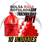 BOLSAS ROJAS ROTULADAS - RESID HOSPITALARIOS - TAMAÑO 90X120CM - CANECA EXTRA GRANDE - Miniatura 7