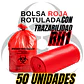 BOLSAS ROJAS ROTULADAS - RESID HOSPITALARIOS - TAMAÑO 90X120CM - CANECA EXTRA GRANDE - Miniatura 8