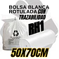BOLSAS BLANCAS RECICLAJE - RESID APROVECHABLES - TAMAÑO 50X70 CM - PAPELERA MEDIANA - Miniatura 1