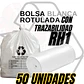 BOLSAS BLANCAS RECICLAJE - RESID APROVECHABLES - TAMAÑO 50X70 CM - PAPELERA MEDIANA - Miniatura 5
