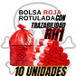 BOLSAS ROJAS ROTULADAS - RESPEL/QUIMICOS - TAMAÑO 60X80CM - PAPELERA SEMI GRANDE  - Miniatura 3