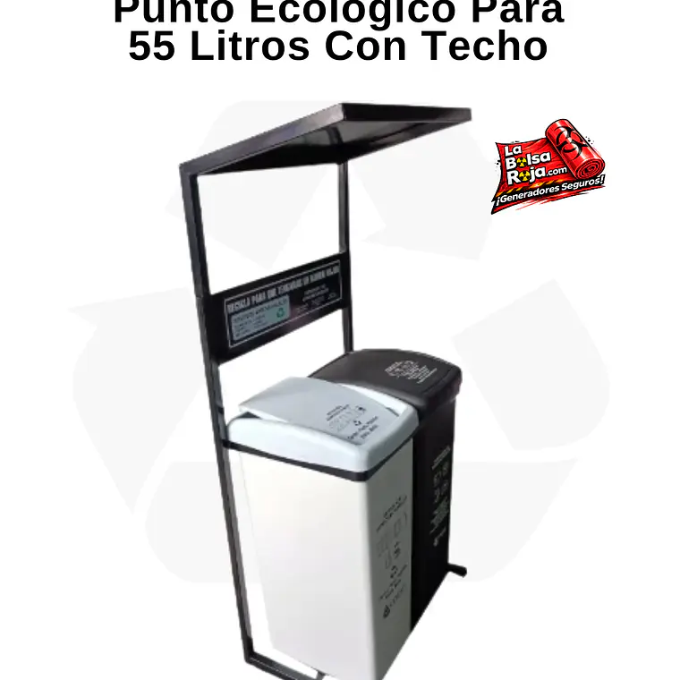 Punto Ecológico Para 55 Litros Con Techo 1