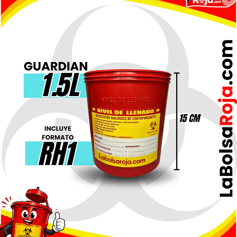 GUARDIAN 1.5L CORTOPUNZANTES - IDEAL PARA PEQUEÑOS GENERADORES 1