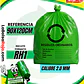 BOLSAS VERDES ROTULADAS - RESID ORDINARIOS - TAMAÑO 90X120CM - CANECA EXTRA GRANDE - Miniatura 1