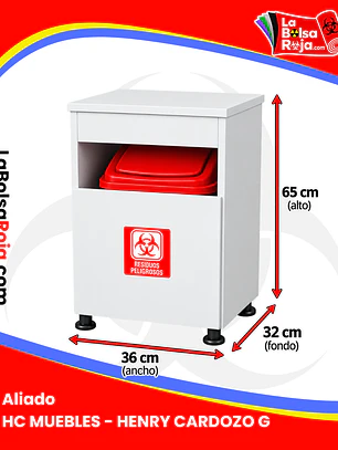 MUEBLES PARA DROGUERIAS E INYECTOLOGIAS + INCLUYE CANECA 