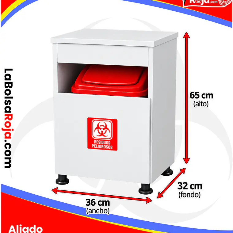 MUEBLES PARA DROGUERIAS E INYECTOLOGIAS + INCLUYE CANECA  1