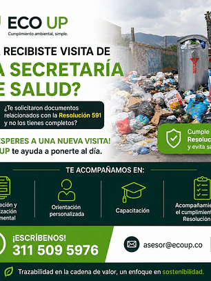 Asesoria y Capacitación PGIRASA - Resolución 591 ECO UP