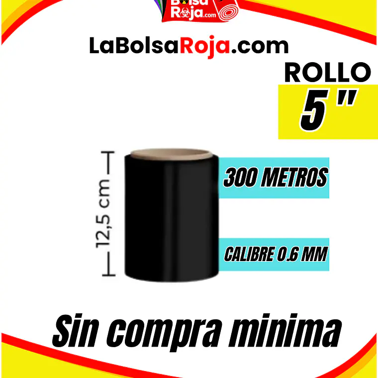 STRETCH NEGRO ROLLO 5