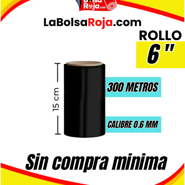 STRETCH NEGRO ROLLO 6