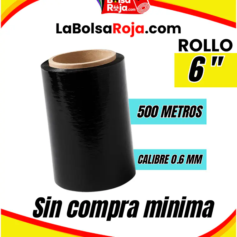 STRETCH NEGRO ROLLO 6