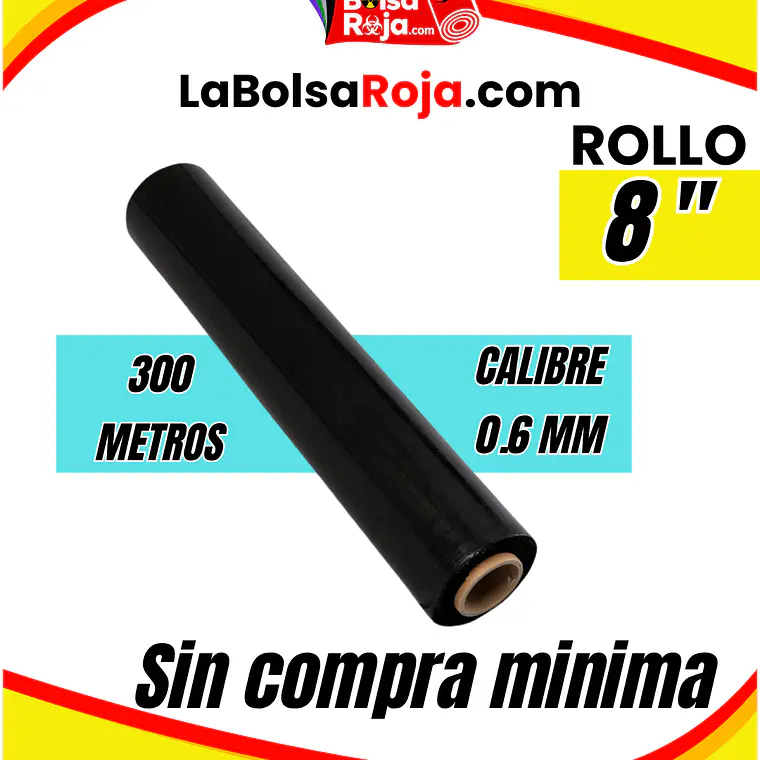 STRETCH NEGRO ROLLO 8