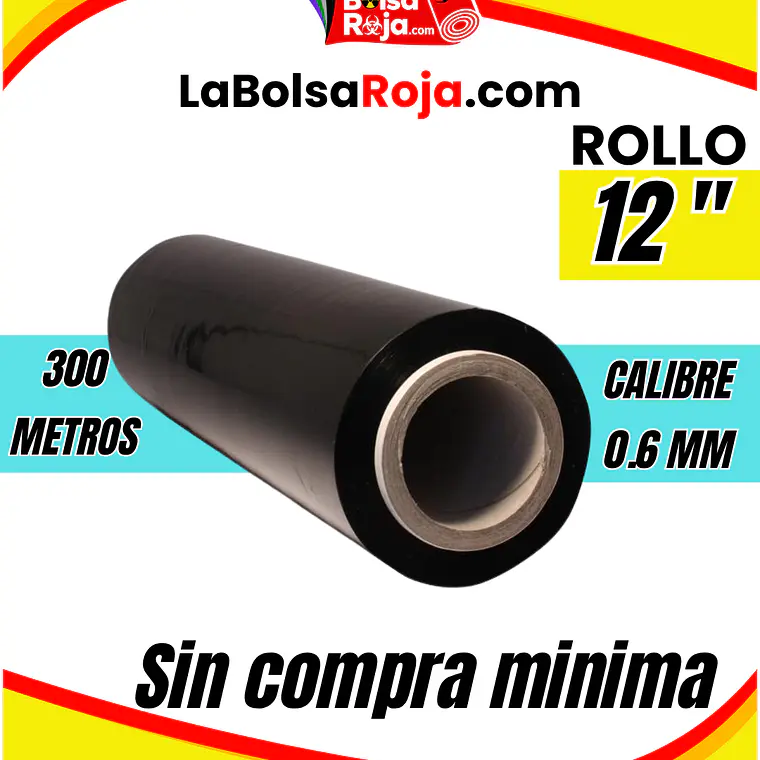 STRETCH NEGRO ROLLO 12