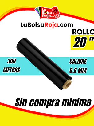 STRETCH NEGRO ROLLO 20