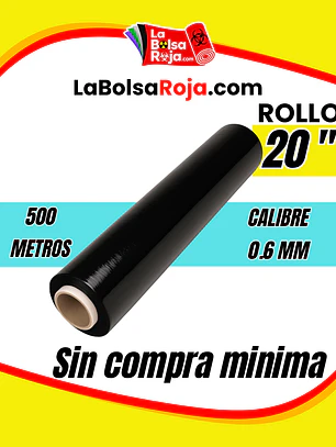 STRETCH NEGRO ROLLO 20
