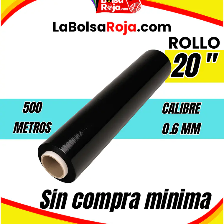 STRETCH NEGRO ROLLO 20