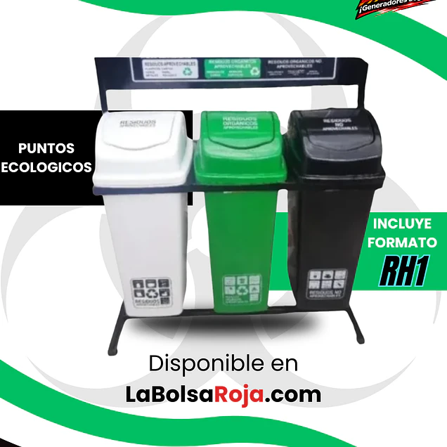 PUNTOS ECOLÓGICOS ⚪🟢⚫-🔴