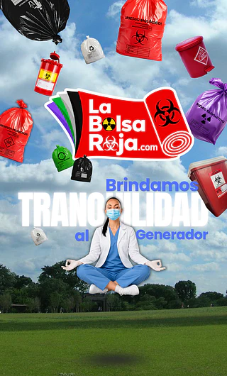 BOLSAS ROJAS ROTULADAS - RESID BIOLOGICOS E INFECCIOSOS🔴