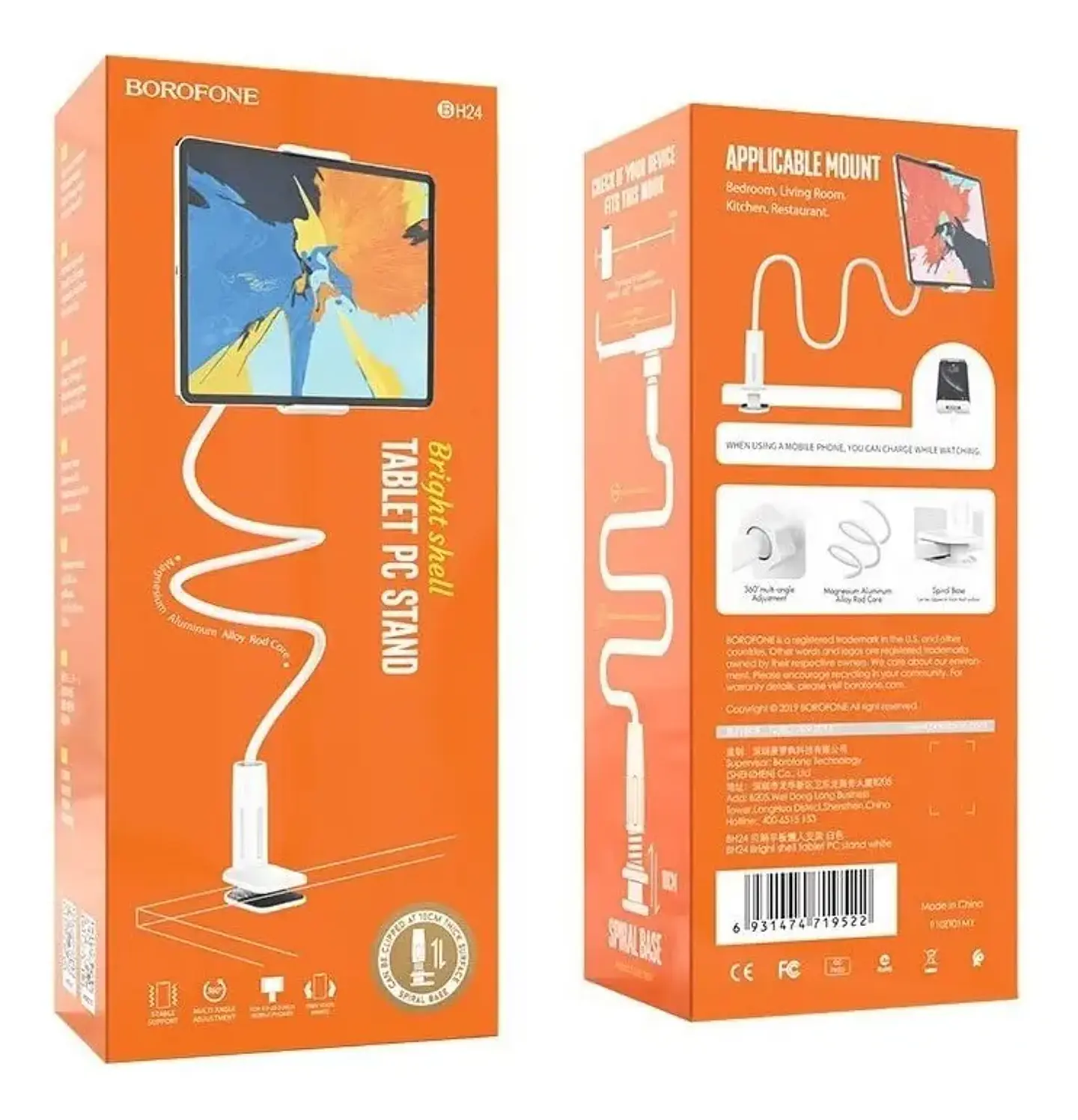 Soporte Flexible para Tablet y Celular Borofone BH24 2