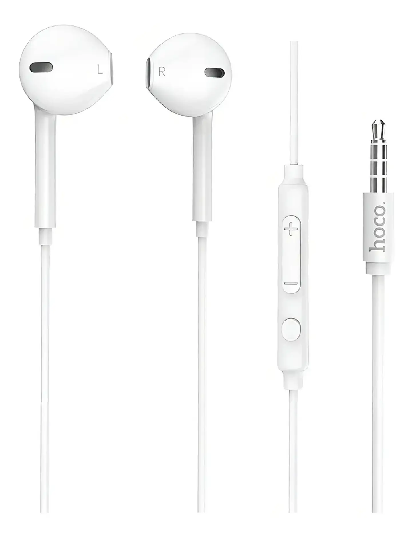 Audifonos Hoco M55 Memory Jack 3.5mm Manos Libres Blanco 2