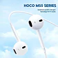 Audifonos Hoco M55 Memory Jack 3.5mm Manos Libres Blanco - Miniatura 3