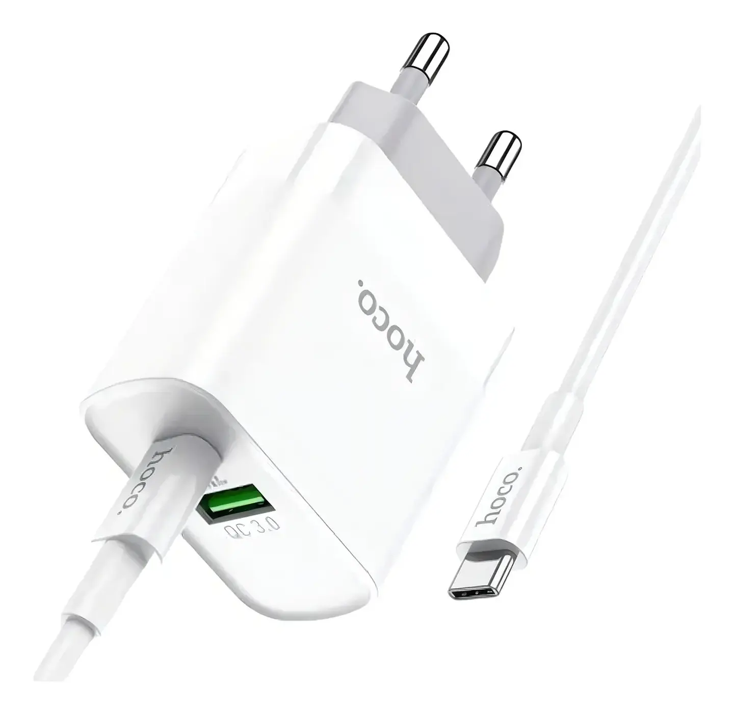 Cargador HOCO Dual C80A Tipo C 20W 2