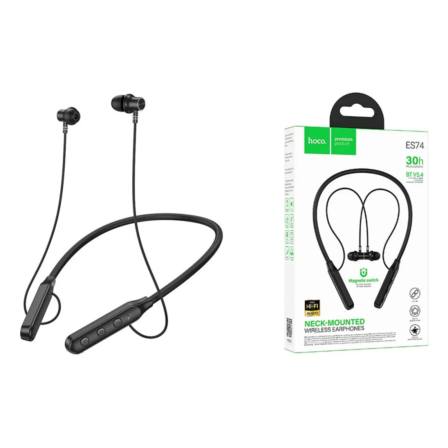 Audífonos Inalámbricos Bluetooth Deportivos HOCO ES74 1