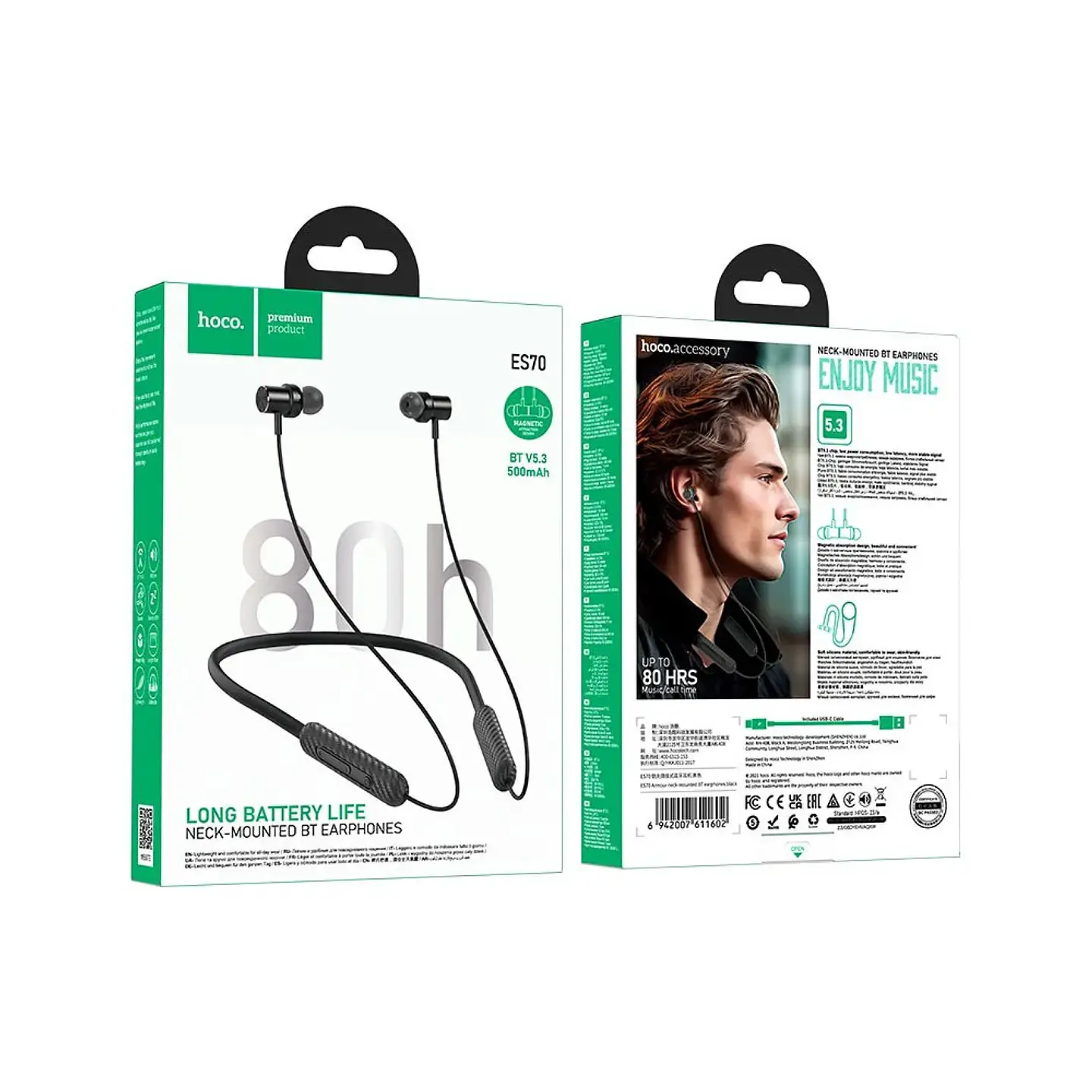 Audífonos Inalámbricos Bluetooth Deportivos HOCO ES70 2
