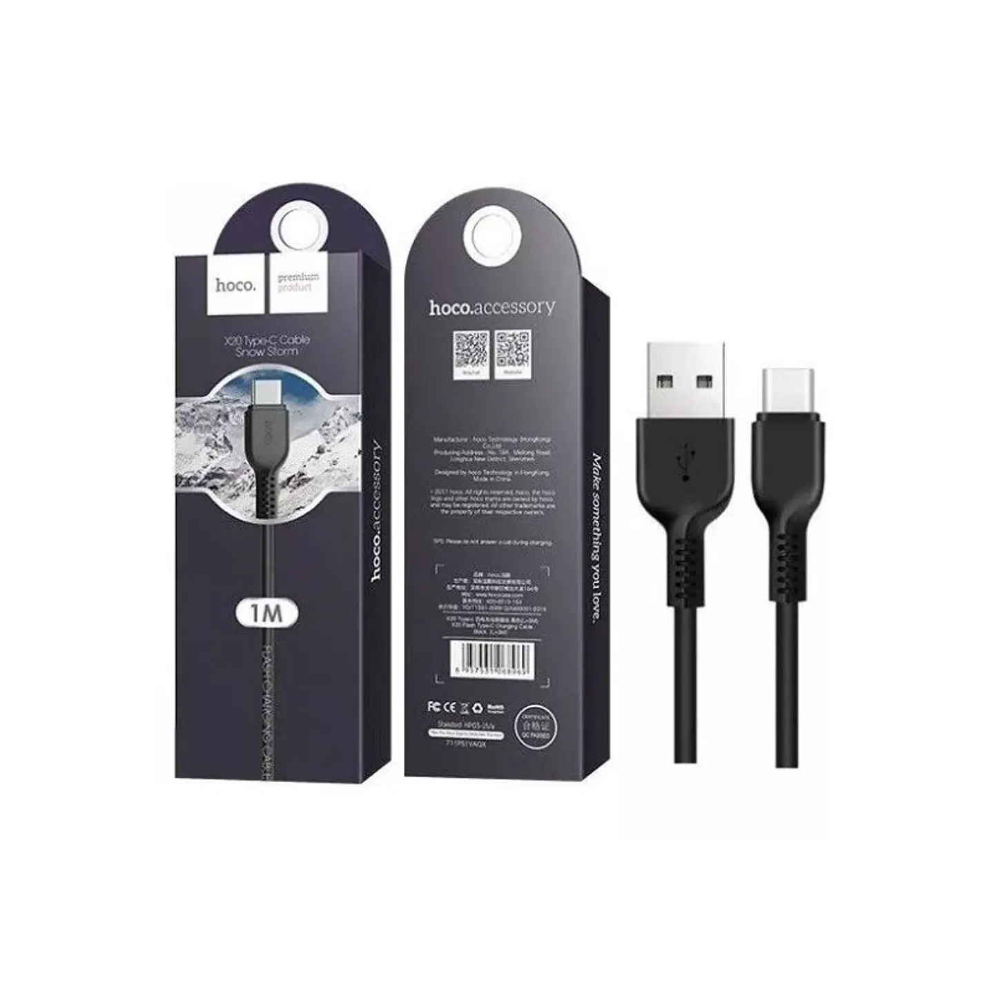 Cable USB a Tipo-C HOCO X20 2