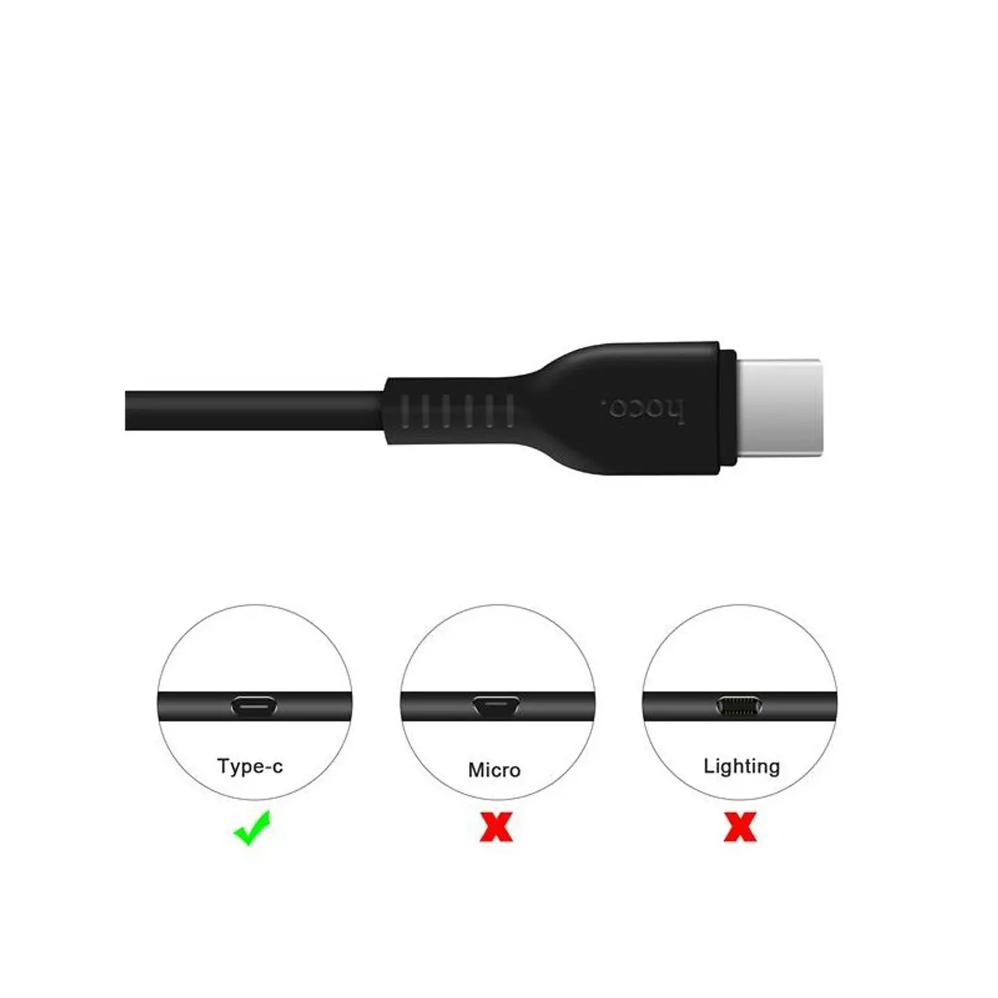 Cable USB a Tipo-C HOCO X20 3