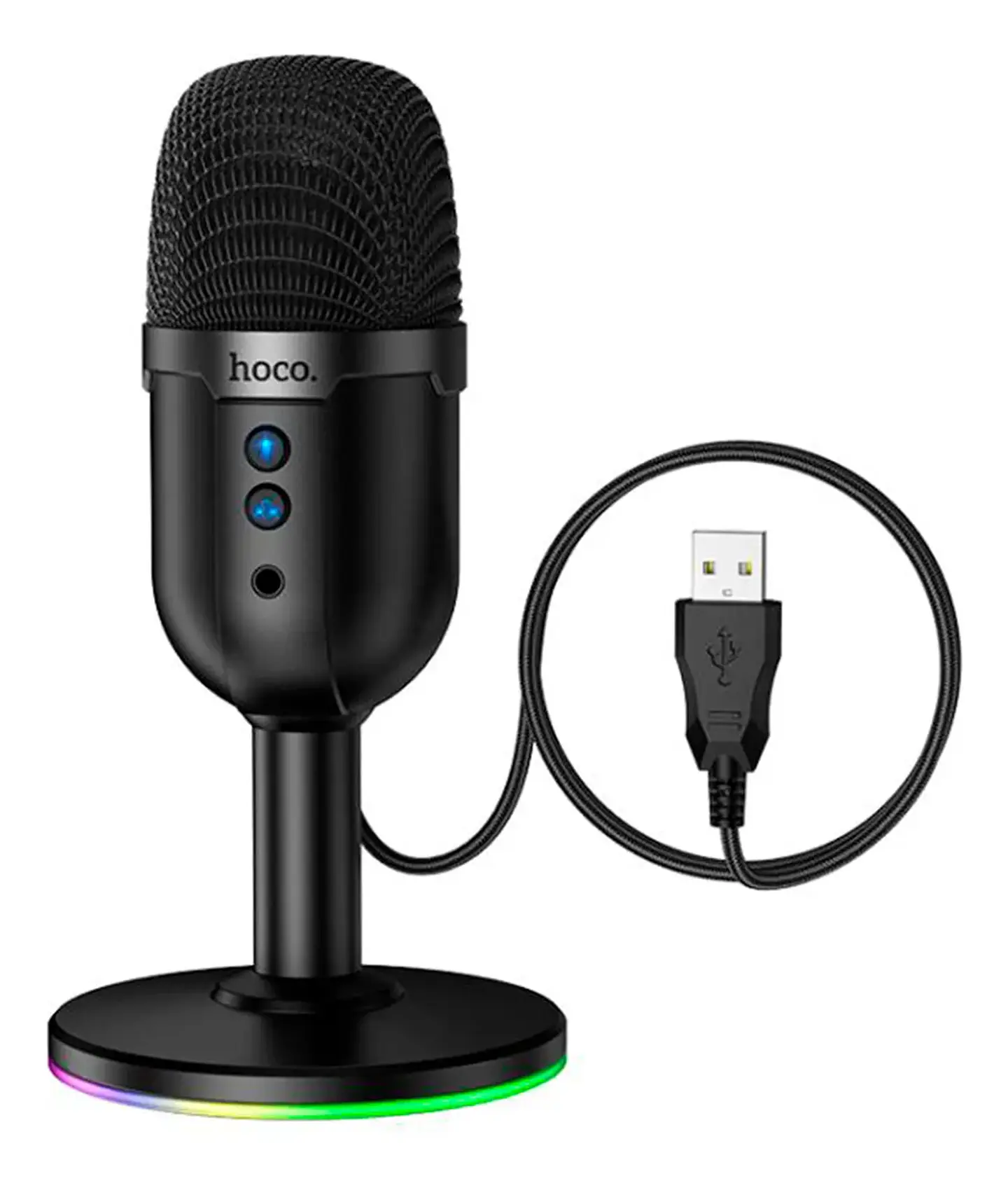 Micrófono Gamer HOCO L25 RGB USB de Escritorio 1