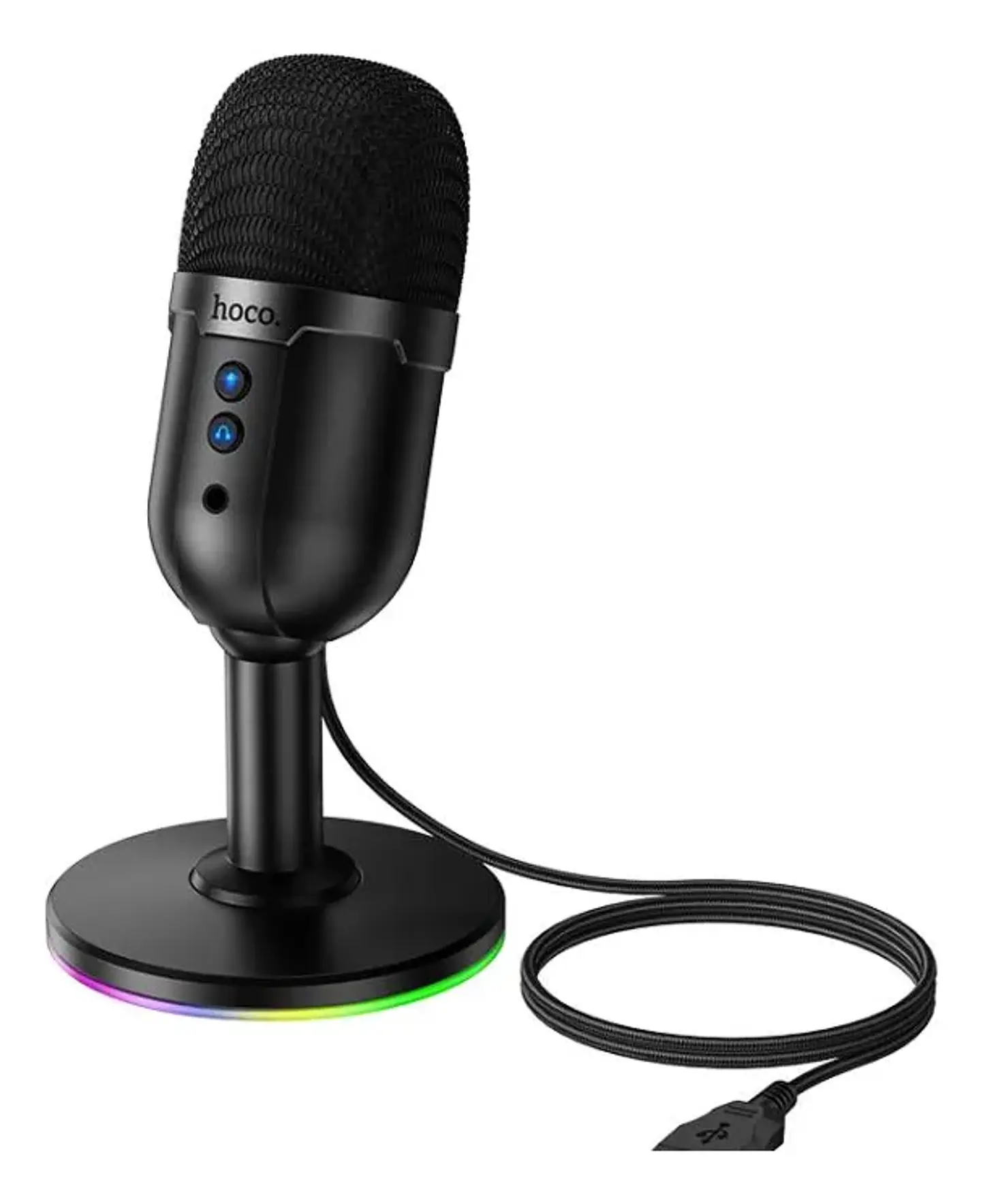 Micrófono Gamer HOCO L25 RGB USB de Escritorio 4